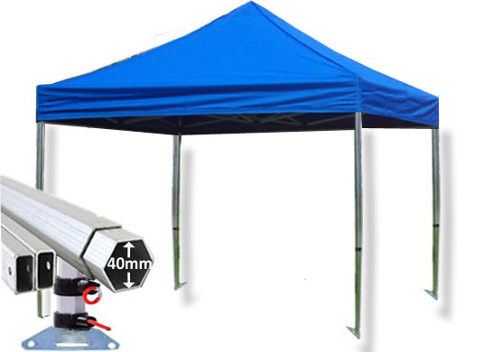 3m x 3m Extreme 40 Instant Shelter Royal Blue Main Image