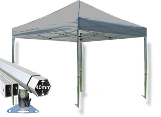 3m x 3m Extreme 40 Instant Shelter Silver Main Image