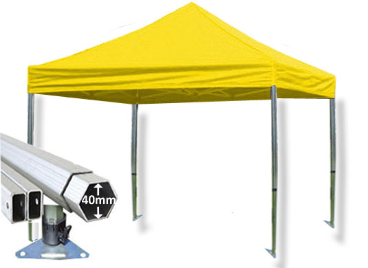 3m x 3m Extreme 40 Instant Shelter Yellow Main Image