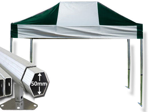 3m x 4.5m Extreme 50 Instant Shelter Green/White Main Image