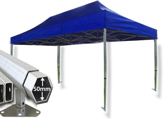 3m x 4.5m Extreme 50 Instant Shelter Royal Blue Main Image