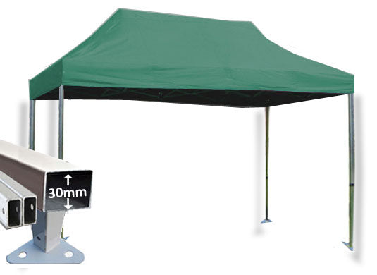 3m x 4.5m Trader-Max 30 Instant Shelter Green Main Image