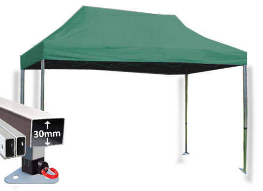 3m x 4.5m Trader-Max 30 Instant Shelter Green Main Image