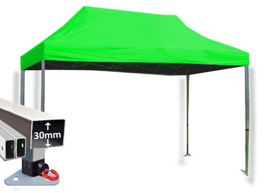 3m x 4.5m Trader-Max 30 Instant Shelter Lime Green Main Image
