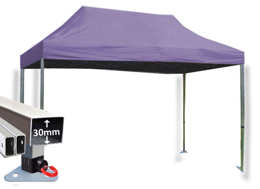 3m x 4.5m Trader-Max 30 Easy Up Gazebo Navy Blue Main Image