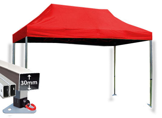 3m x 4.5m Trader-Max 30 Instant Shelter Red Main Image