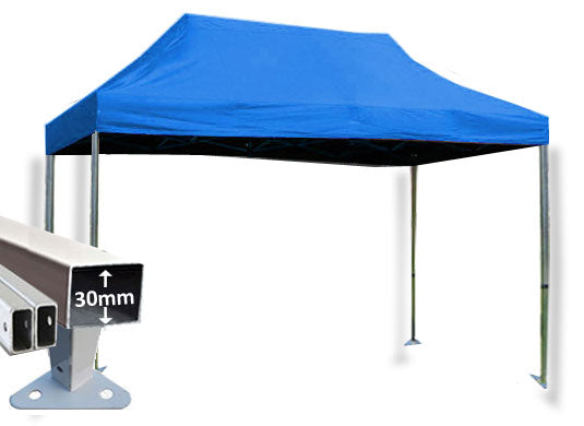 3m x 4.5m Trader-Max 30 Instant Shelter Royal Blue Main Image