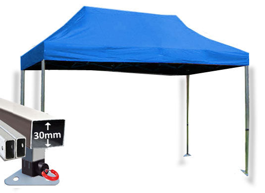 3m x 4.5m Trader-Max 30 Instant Shelter Royal Blue Main Image
