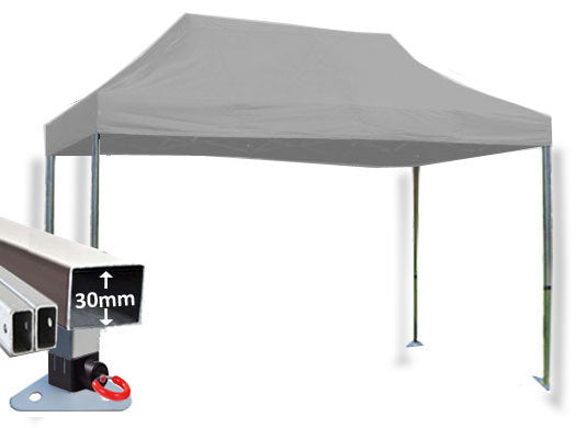 3m x 4.5m Trader-Max 30 Instant Shelter Silver Main Image