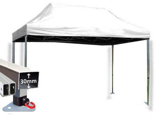3m x 4.5m Trader-Max 30 Instant Shelter White Main Image