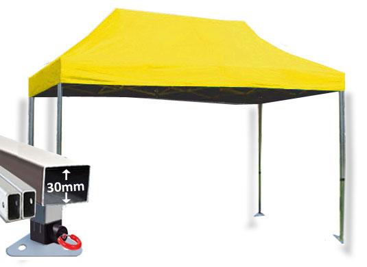 3m x 4.5m Trader-Max 30 Instant Shelter Yellow Main Image
