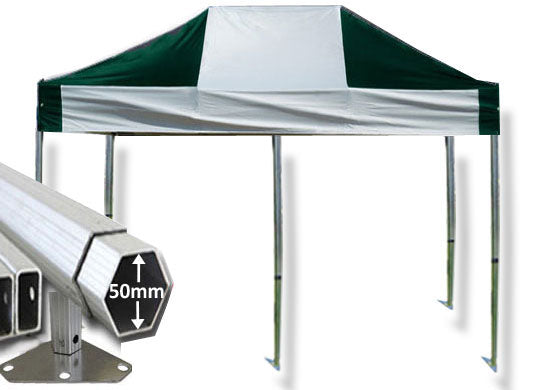 3m x 6m Extreme 50 Instant Shelter Green/White Main Image