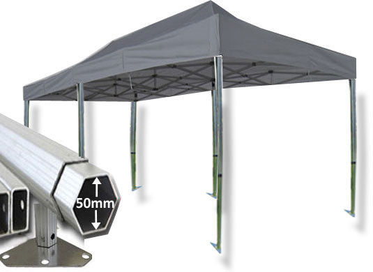 3m x 6m Extreme 50 Instant Shelter Silver Main Image
