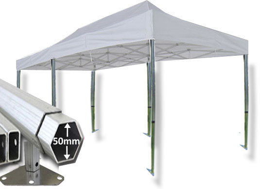 3m x 6m Extreme 50 Instant Shelter White Main Image