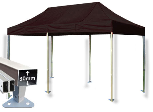 3m x 6m Trader-Max 30 Instant Shelter Black Main Image