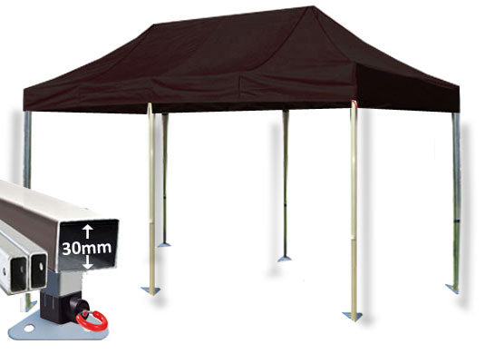 3m x 6m Trader-Max 30 Instant Shelter Black Main Image