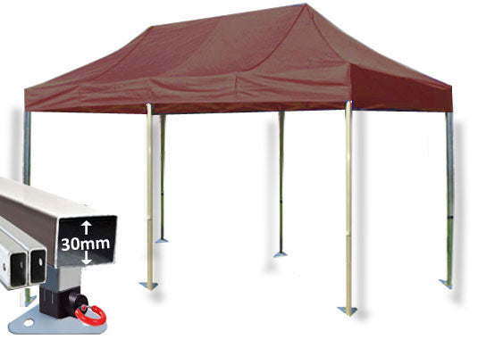 3m x 6m Trader-Max 30 Instant Shelter Brown Main Image
