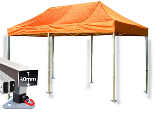 3m x 6m Trader-Max 30 Instant Shelter Orange Main Image