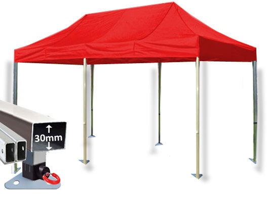 3m x 6m Trader-Max 30 Instant Shelter Red Main Image