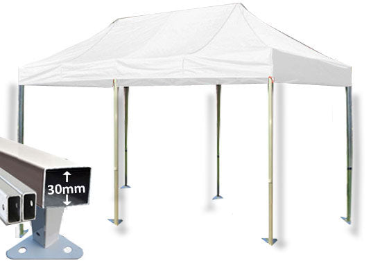 3m x 6m Trader-Max 30 Instant Shelter White Main Image