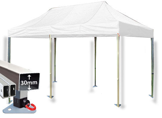 3m x 6m Trader-Max 30 Instant Shelter White Main Image