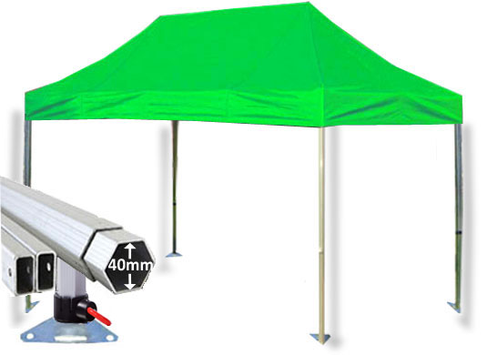 3m x 4.5m Extreme 40 Instant Shelter Lime Green Main Image