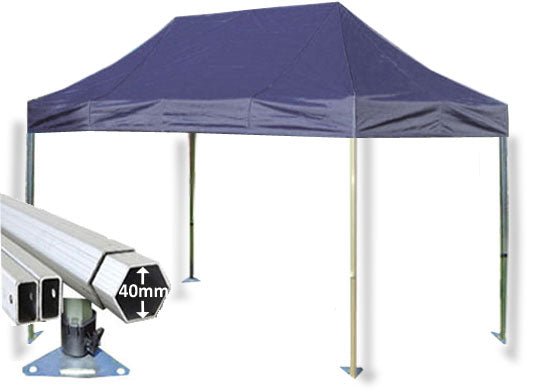 3m x 4.5m Extreme 40 Instant Shelter Navy Blue Main Image