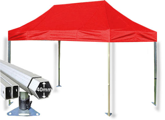 3m x 4.5m Extreme 40 Instant Shelter Red Main Image