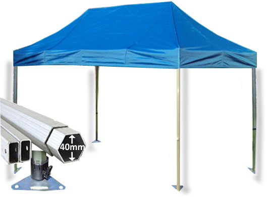 3m x 4.5m Extreme 40 Instant Shelter Royal Blue Main Image