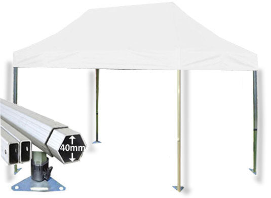 3m x 4.5m Extreme 40 Instant Shelter White Main Image