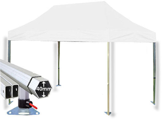 3m x 4.5m Extreme 40 Instant Shelter White Main Image