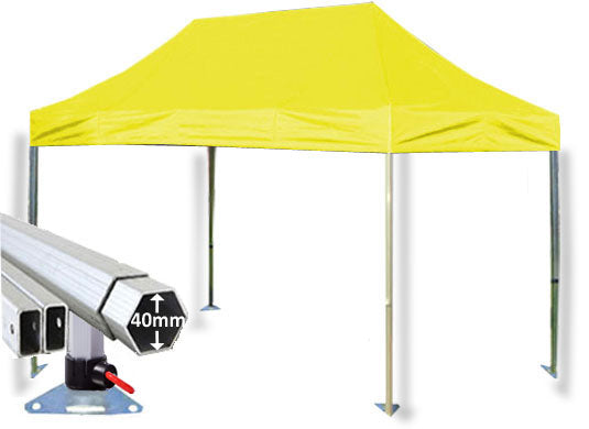 3m x 4.5m Extreme 40 Instant Shelter Yellow Main Image