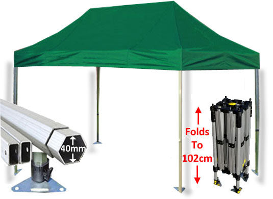 3m x 4.5m Compact 40 Instant Shelter Green Image