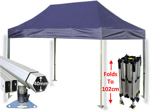 3m x 4.5m Compact 40 Instant Shelter Navy Blue Main Image