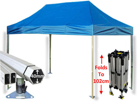 3m x 4.5m Compact 40 Instant Shelter Royal Blue Main Image