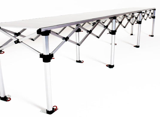 Instant Shelter 4.5m Concertina Table With Aluminium Top Main Image