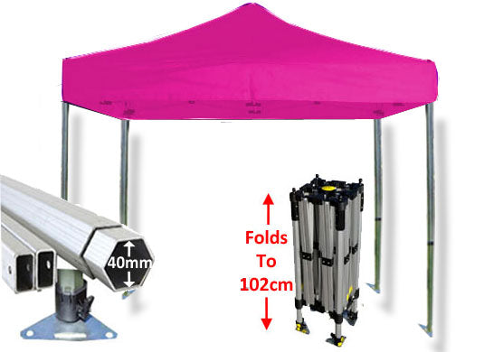 2m x 2m Compact 40 Instant Shelter Pink Main Image