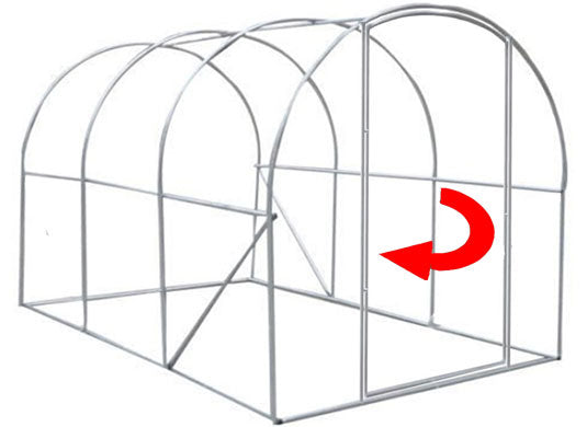 4m x 2m Pro+ Poly Tunnel Frame Only Main Image