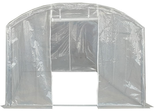 4m x 3m (13' x 10' approx) Extreme Clear Polythene Poly Tunnel Image 6