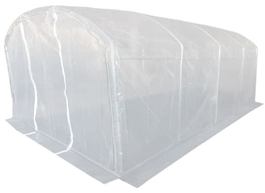 4m x 3m (13' x 10' approx) Extreme Clear Polythene Poly Tunnel Image 3