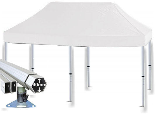 5m x 2.5m Extreme 40 Instant Shelter White Main Image