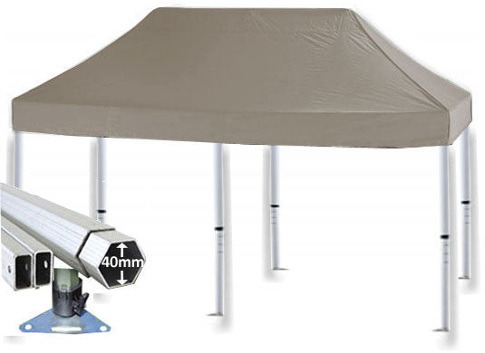 5m x 2.5m Extreme 40 Instant Shelter Silver Main Image