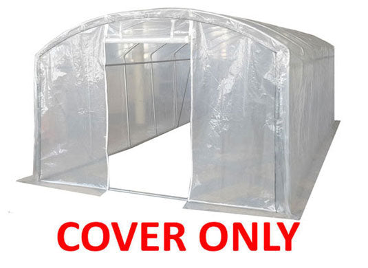 5m x 3m Extreme Clear Polythene Poly Tunnel Replacement Cover Main Image
