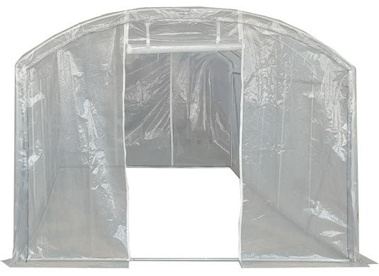 5m x 3m (17' x 10' approx) Extreme Clear Polythene Poly Tunnel Image 6