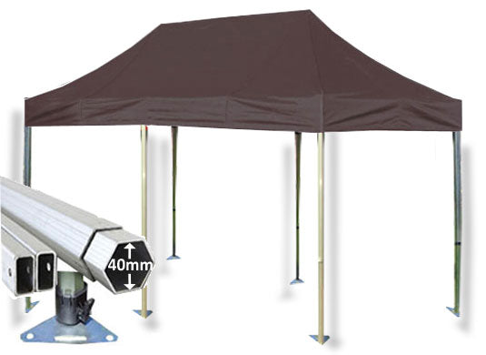 3m x 6m Extreme 40 Instant Shelter Black Main Image 