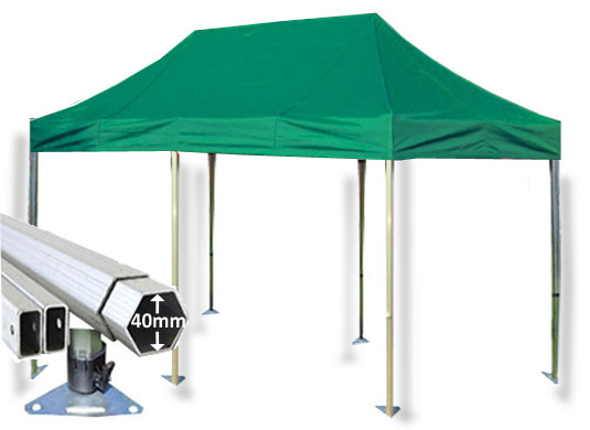 3m x 6m Extreme 40 Instant Shelter Green Main Image