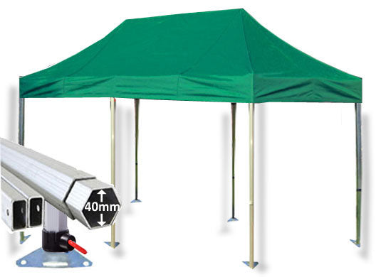 3m x 6m Extreme 40 Instant Shelter Green Main Image