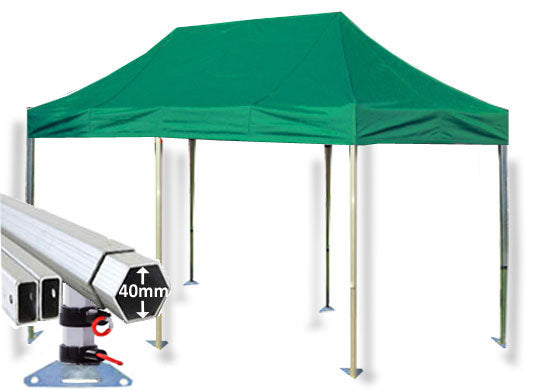 3m x 6m Extreme 40 Instant Shelter Green Main Image