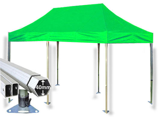 3m x 6m Extreme 40 Instant Shelter Lime Green Main Image