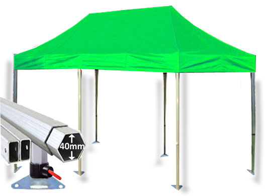 3m x 6m Extreme 40 Instant Shelter Lime Green Main Image